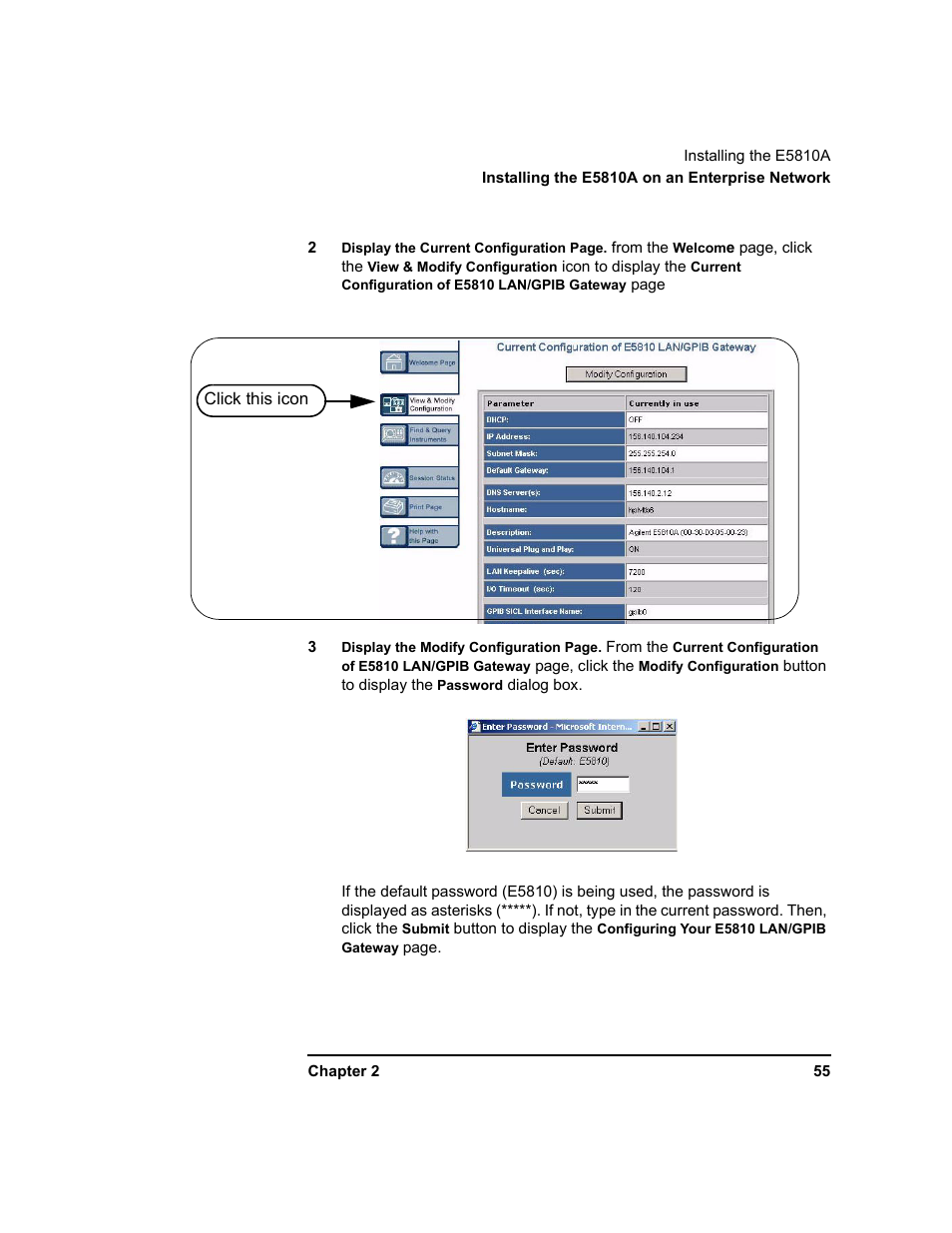 Agilent Technologies E5810A User Manual | Page 55 / 159