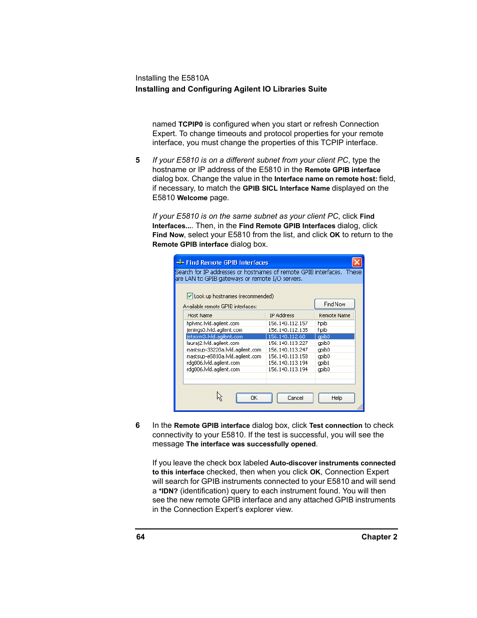 Agilent Technologies E5810A User Manual | Page 64 / 159