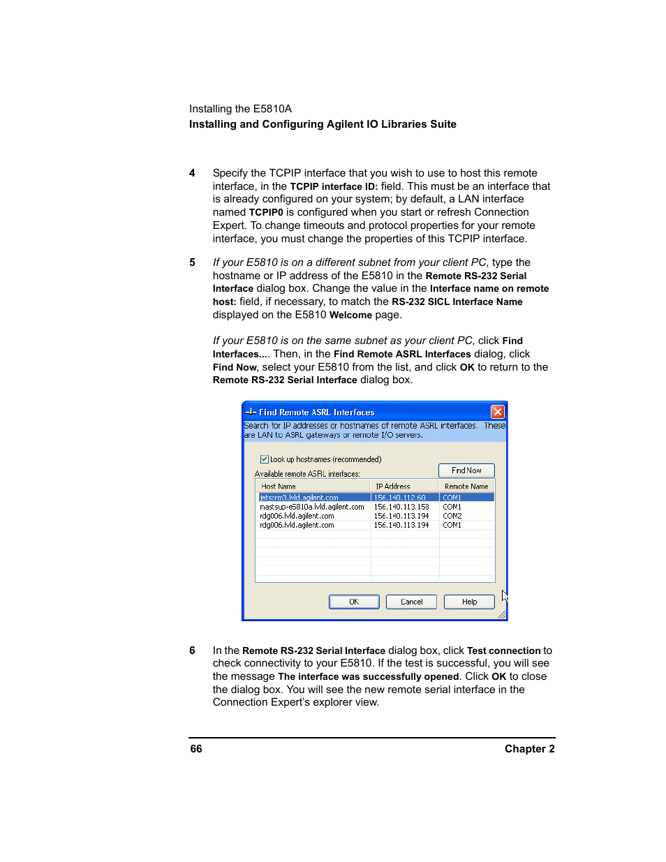 Agilent Technologies E5810A User Manual | Page 66 / 159