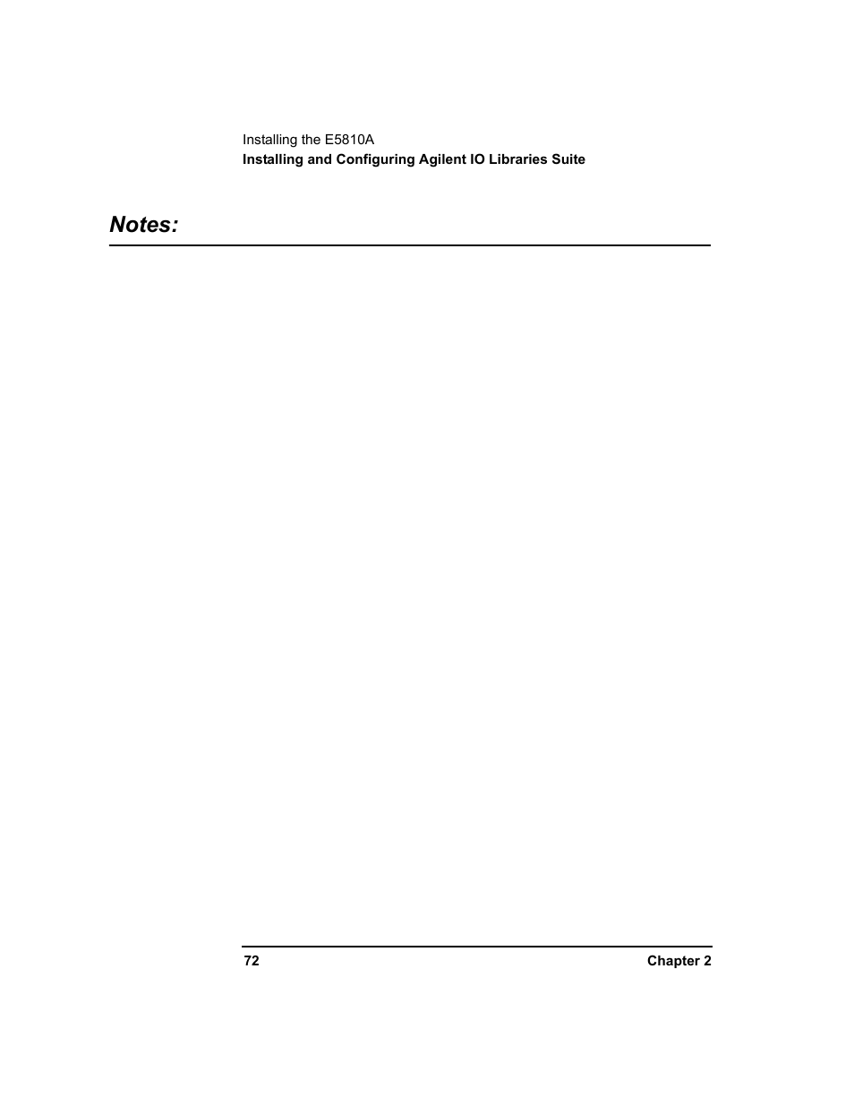 Agilent Technologies E5810A User Manual | Page 72 / 159
