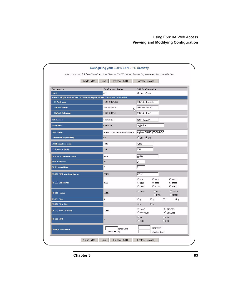 Agilent Technologies E5810A User Manual | Page 83 / 159