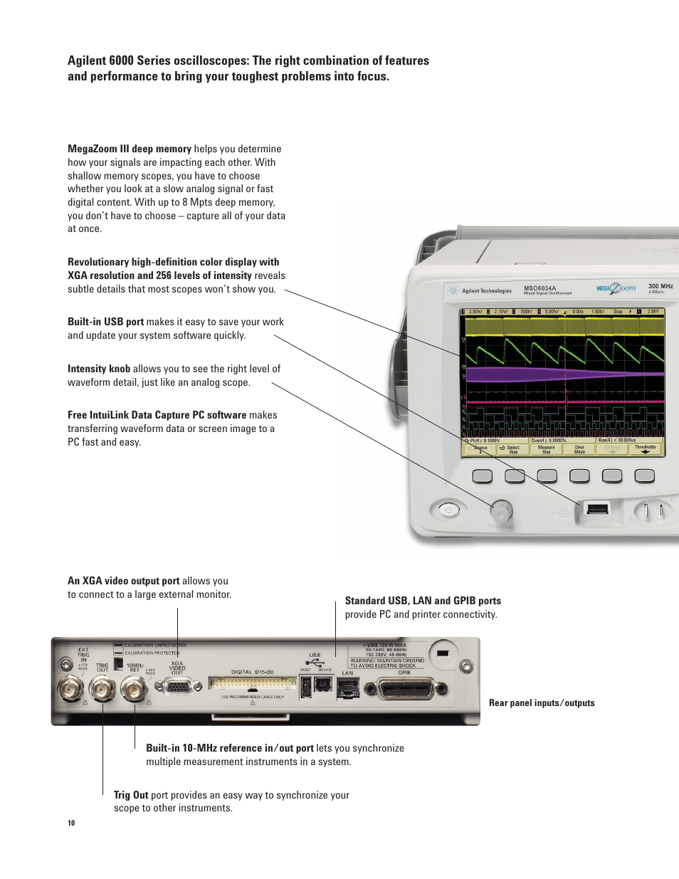 Agilent Technologies InfiniiVision 6000 Series User Manual | Page 10 / 28