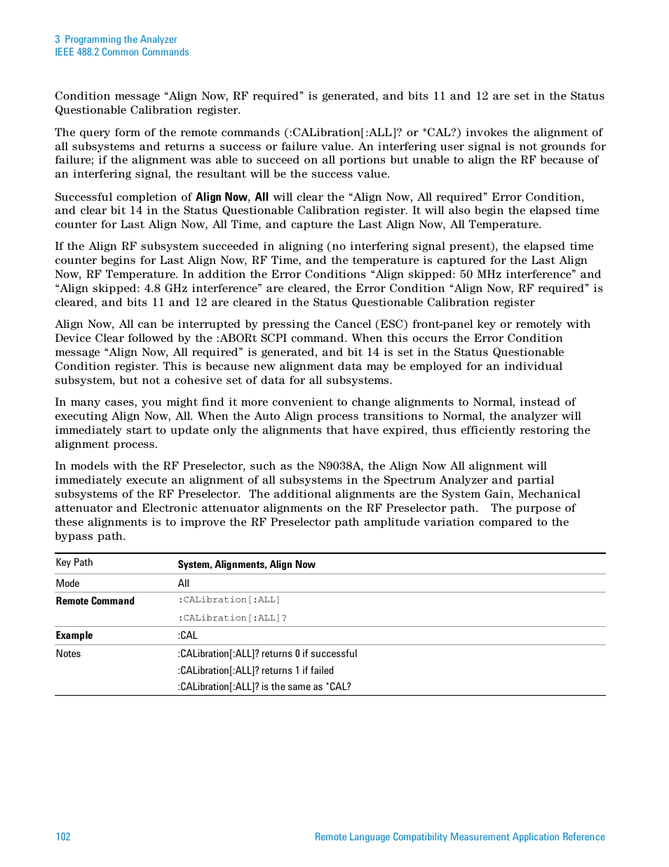 Agilent Technologies Signal Analyzer N9030a User Manual | Page 102 / 1466