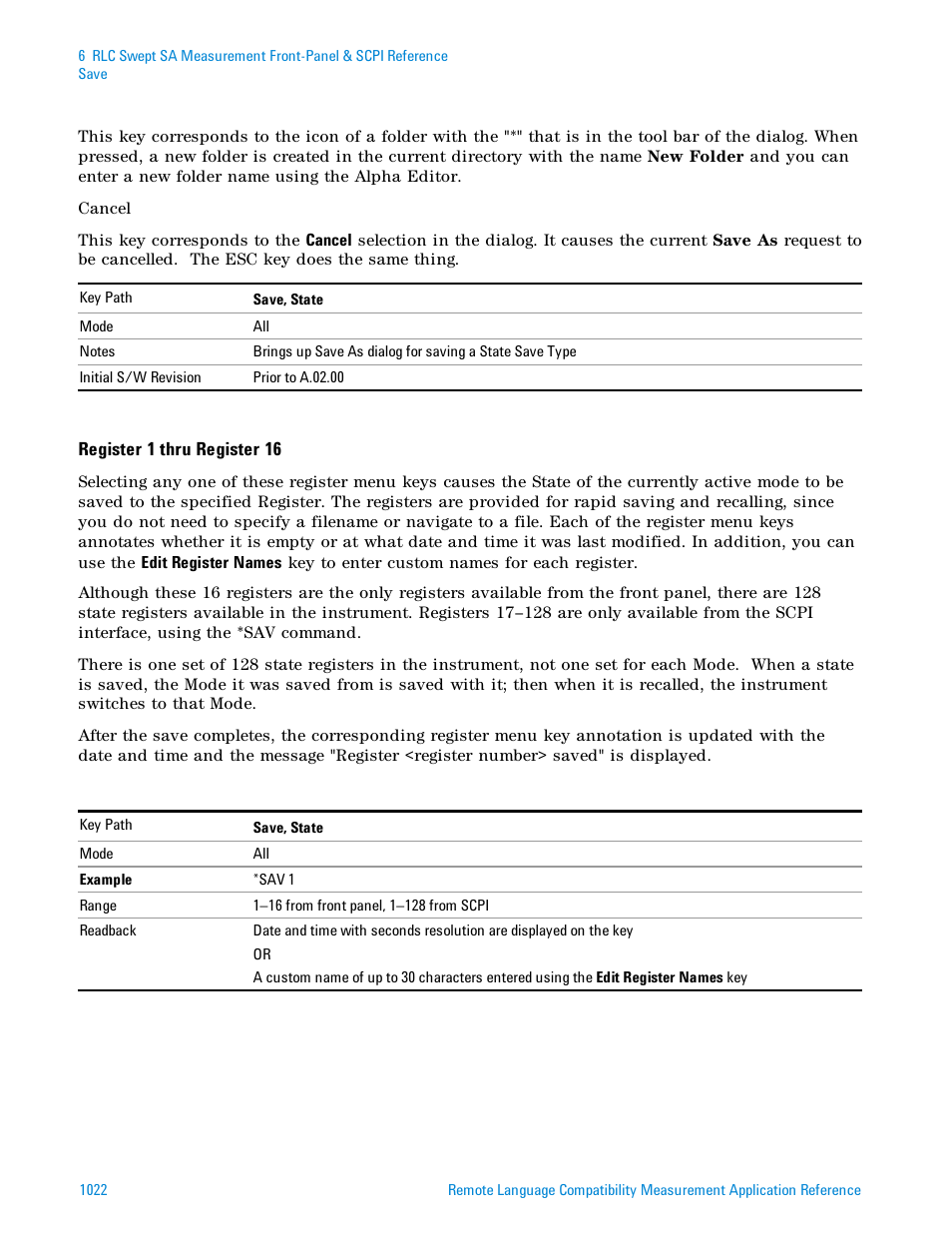 Agilent Technologies Signal Analyzer N9030a User Manual | Page 1022 / 1466