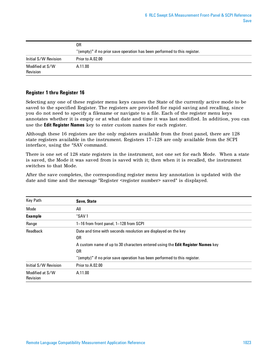 Agilent Technologies Signal Analyzer N9030a User Manual | Page 1023 / 1466