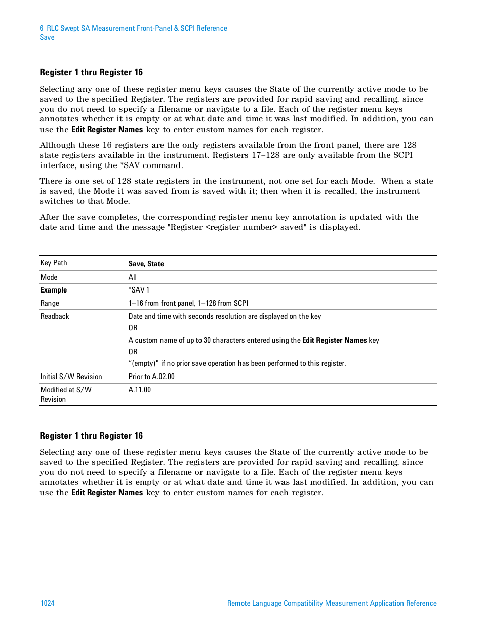 Agilent Technologies Signal Analyzer N9030a User Manual | Page 1024 / 1466