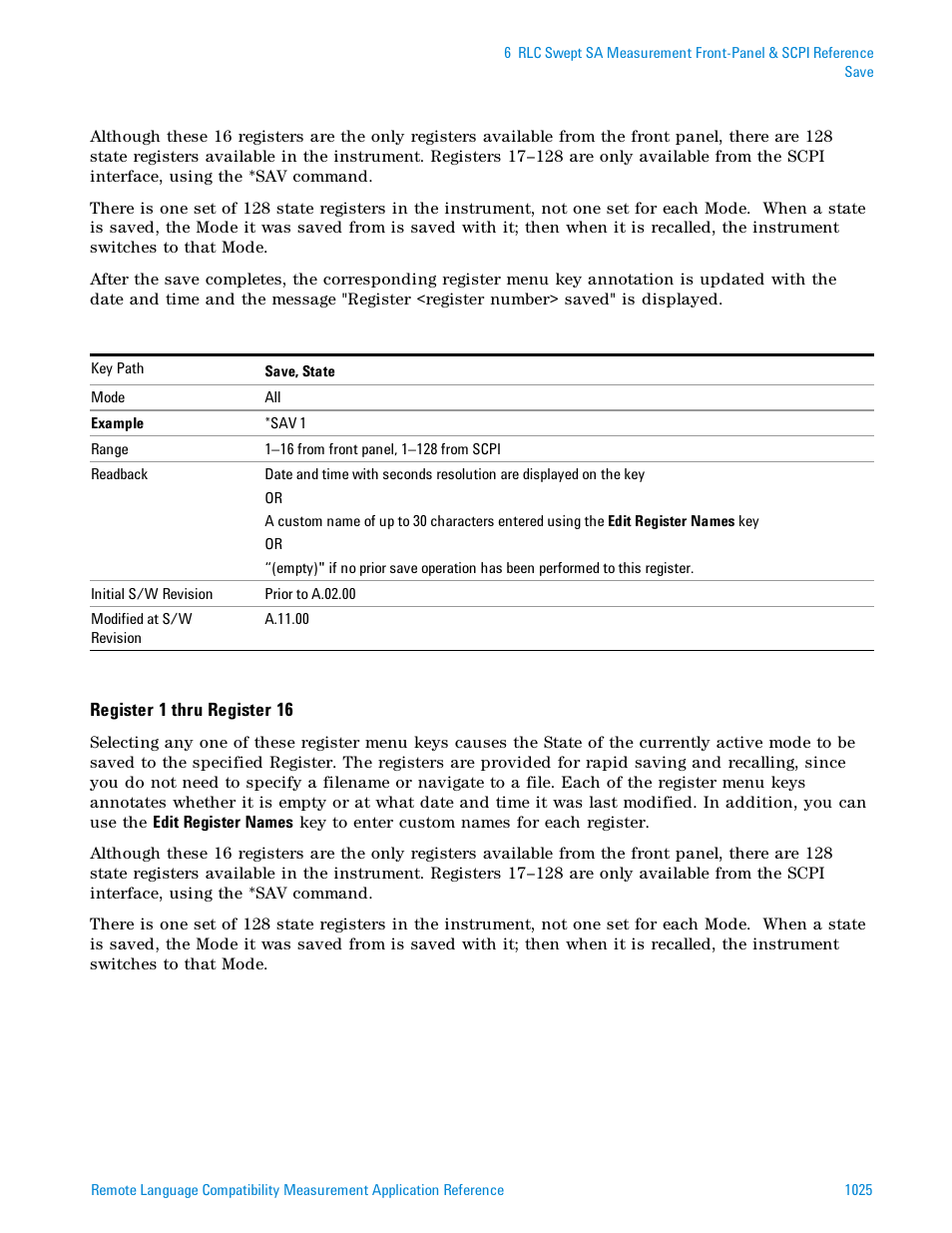 Agilent Technologies Signal Analyzer N9030a User Manual | Page 1025 / 1466