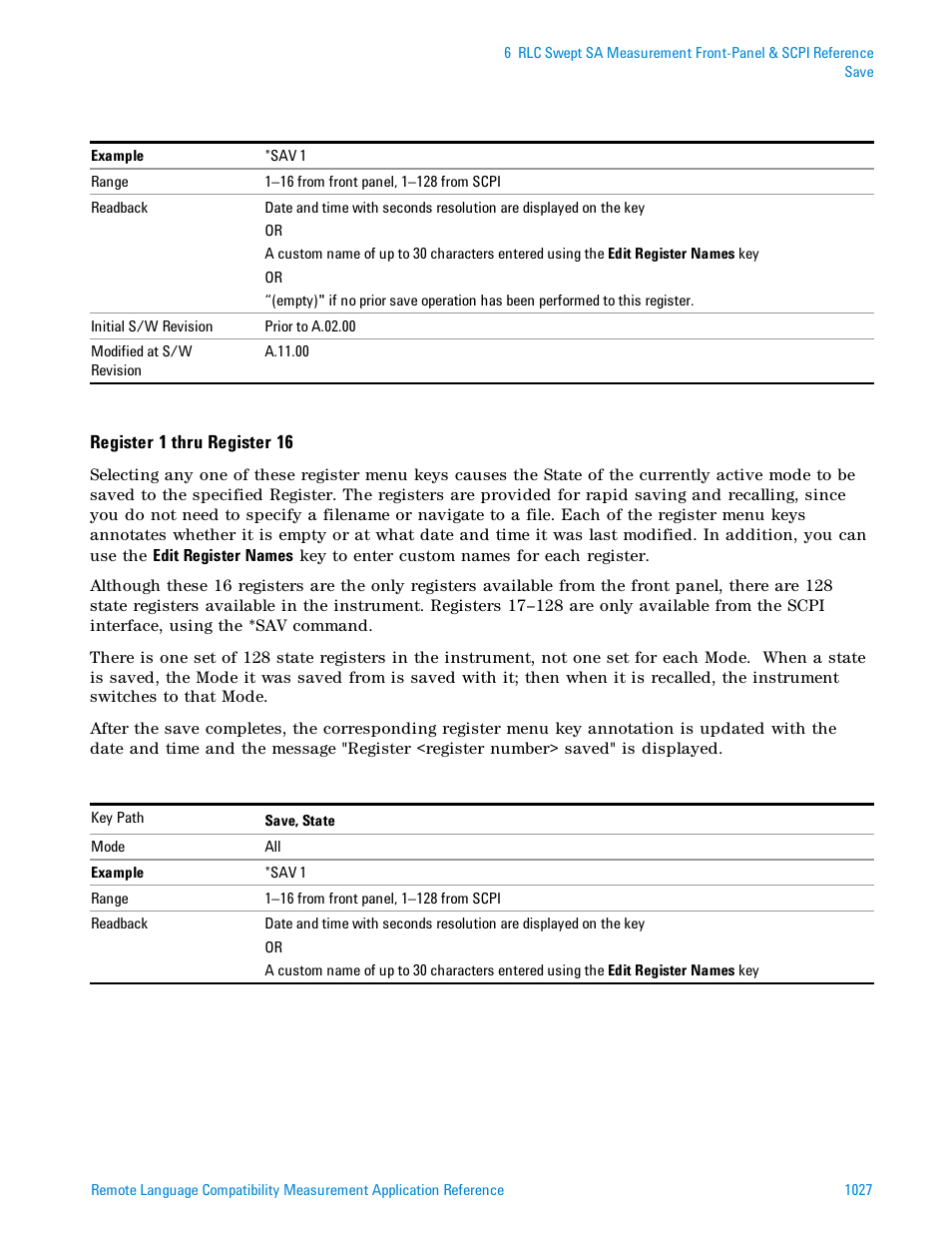 Agilent Technologies Signal Analyzer N9030a User Manual | Page 1027 / 1466