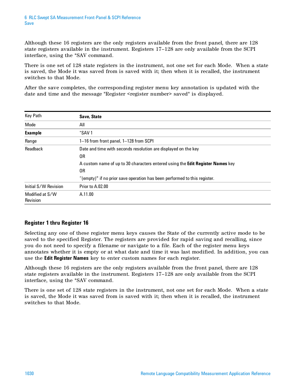 Agilent Technologies Signal Analyzer N9030a User Manual | Page 1030 / 1466