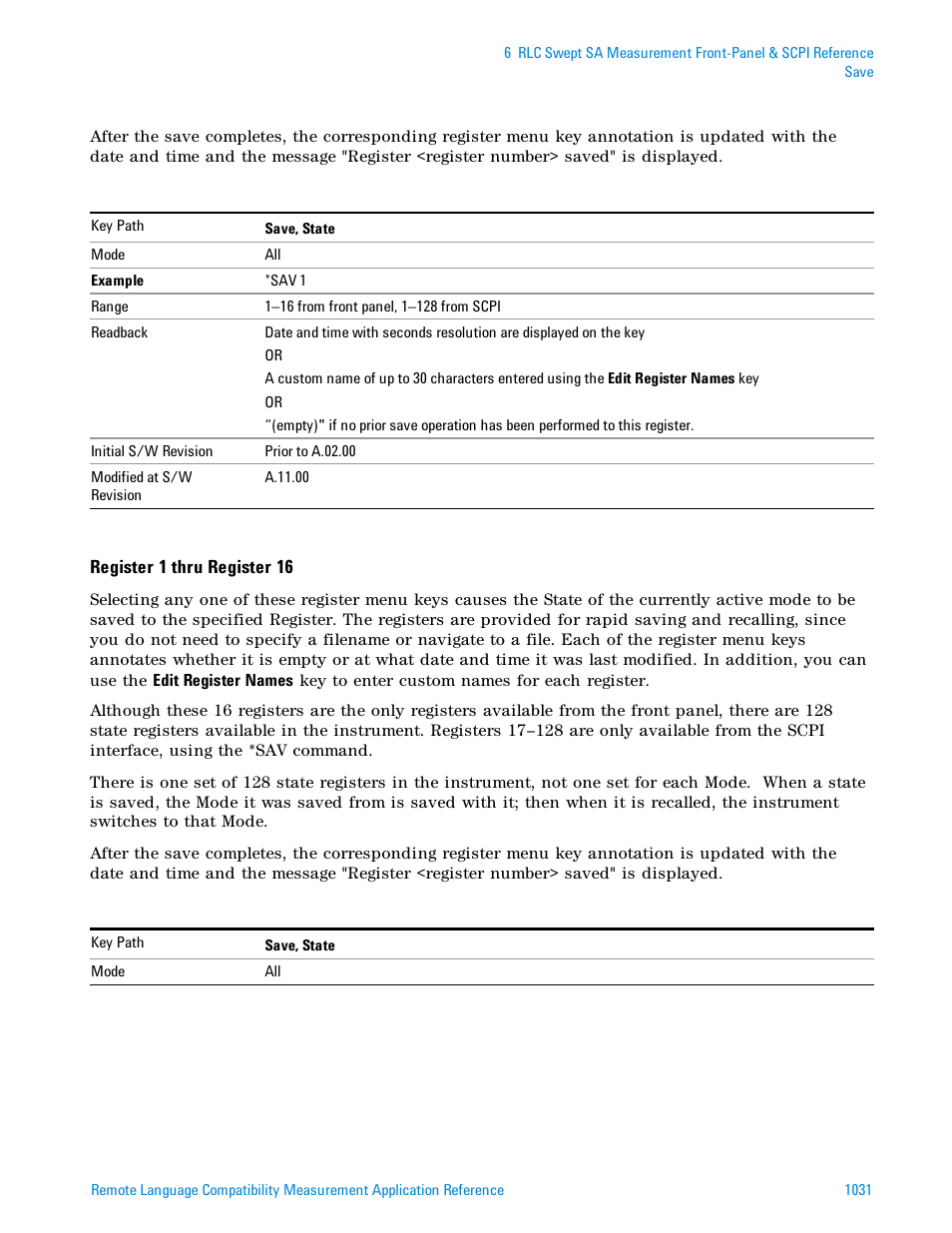 Agilent Technologies Signal Analyzer N9030a User Manual | Page 1031 / 1466