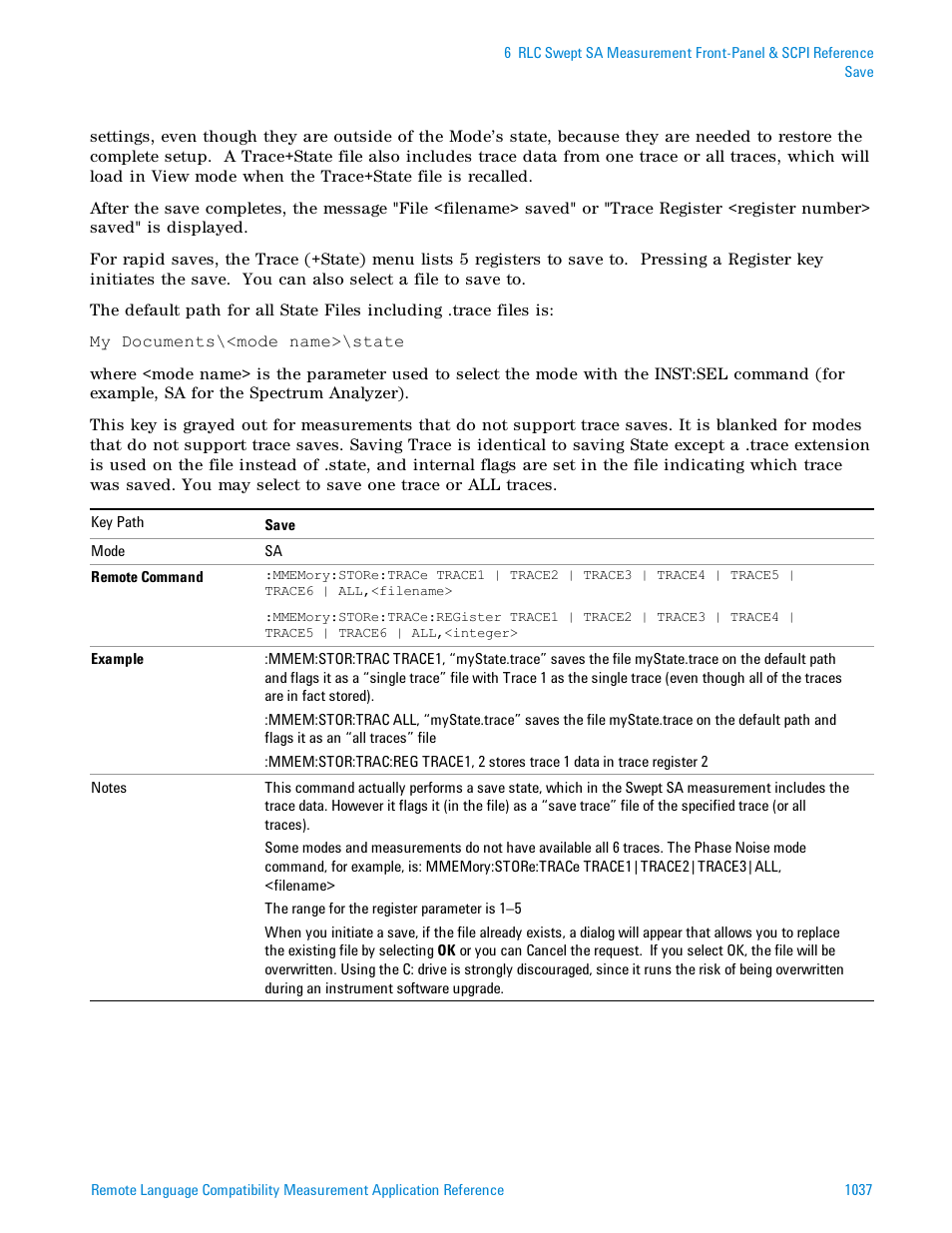 Agilent Technologies Signal Analyzer N9030a User Manual | Page 1037 / 1466