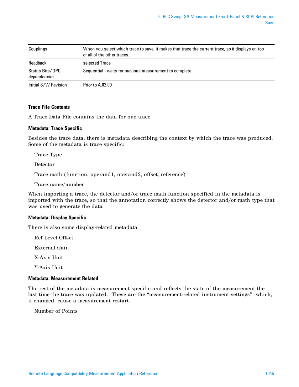 Agilent Technologies Signal Analyzer N9030a User Manual | Page 1045 / 1466