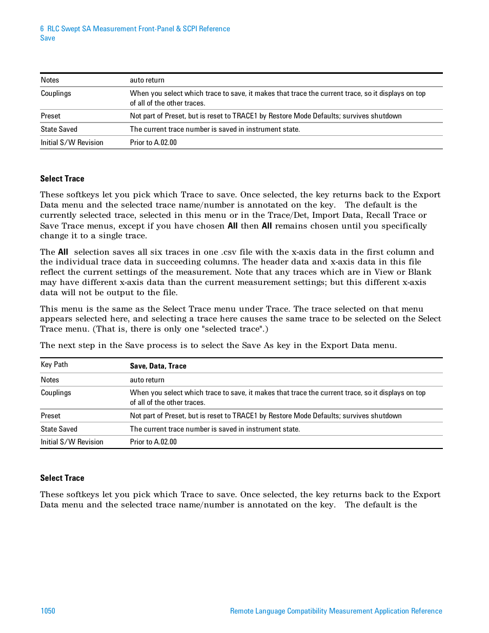 Agilent Technologies Signal Analyzer N9030a User Manual | Page 1050 / 1466