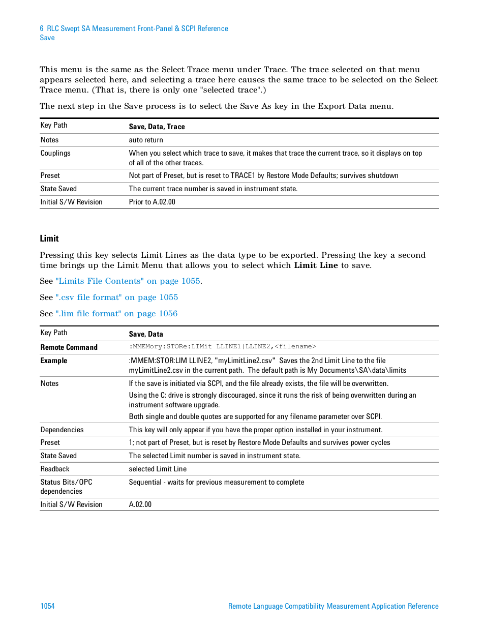 Agilent Technologies Signal Analyzer N9030a User Manual | Page 1054 / 1466