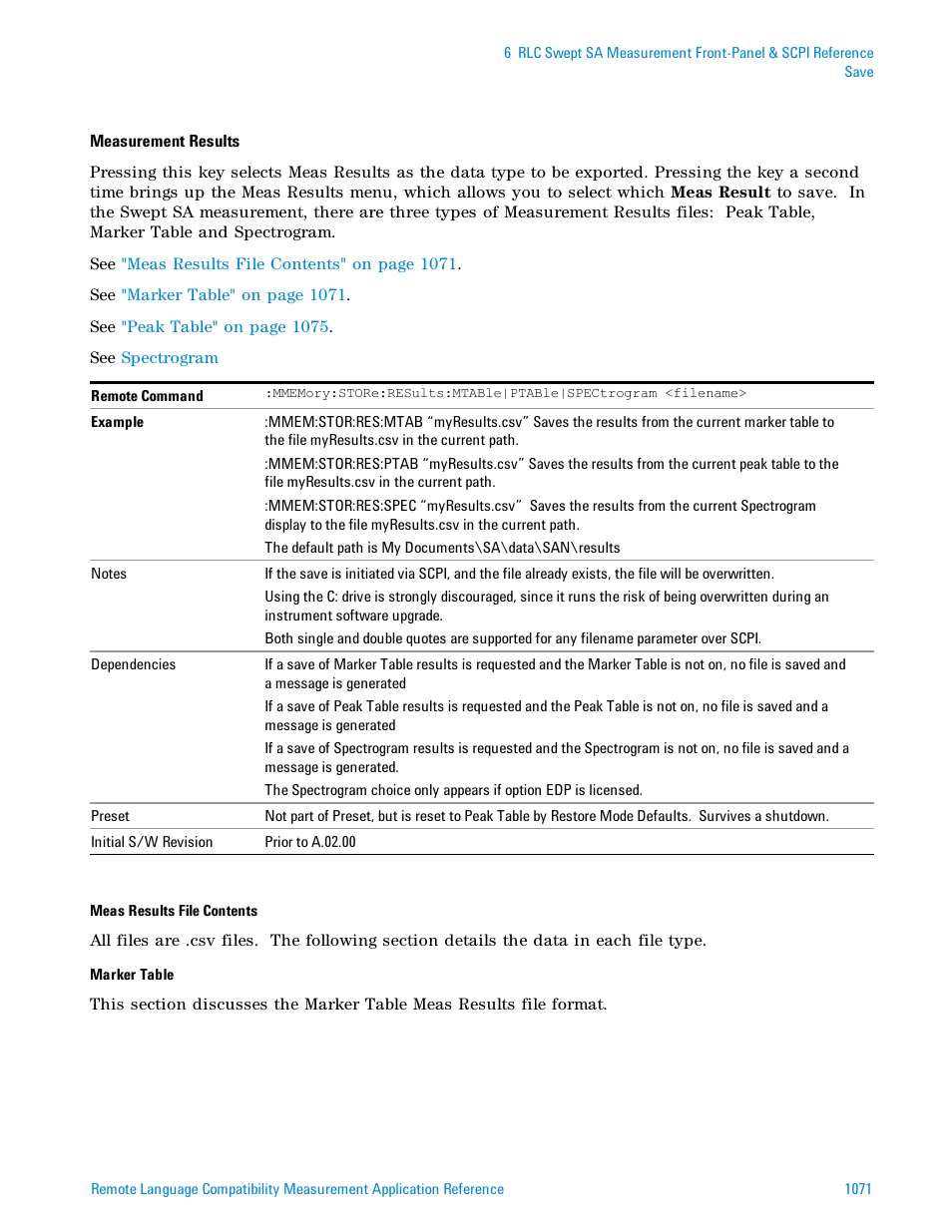 Agilent Technologies Signal Analyzer N9030a User Manual | Page 1071 / 1466