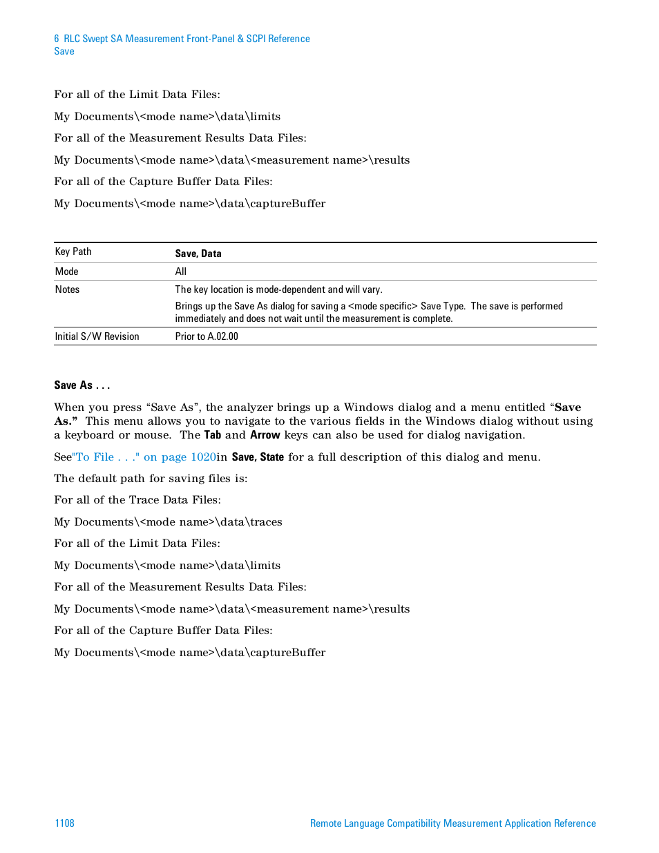 Agilent Technologies Signal Analyzer N9030a User Manual | Page 1108 / 1466