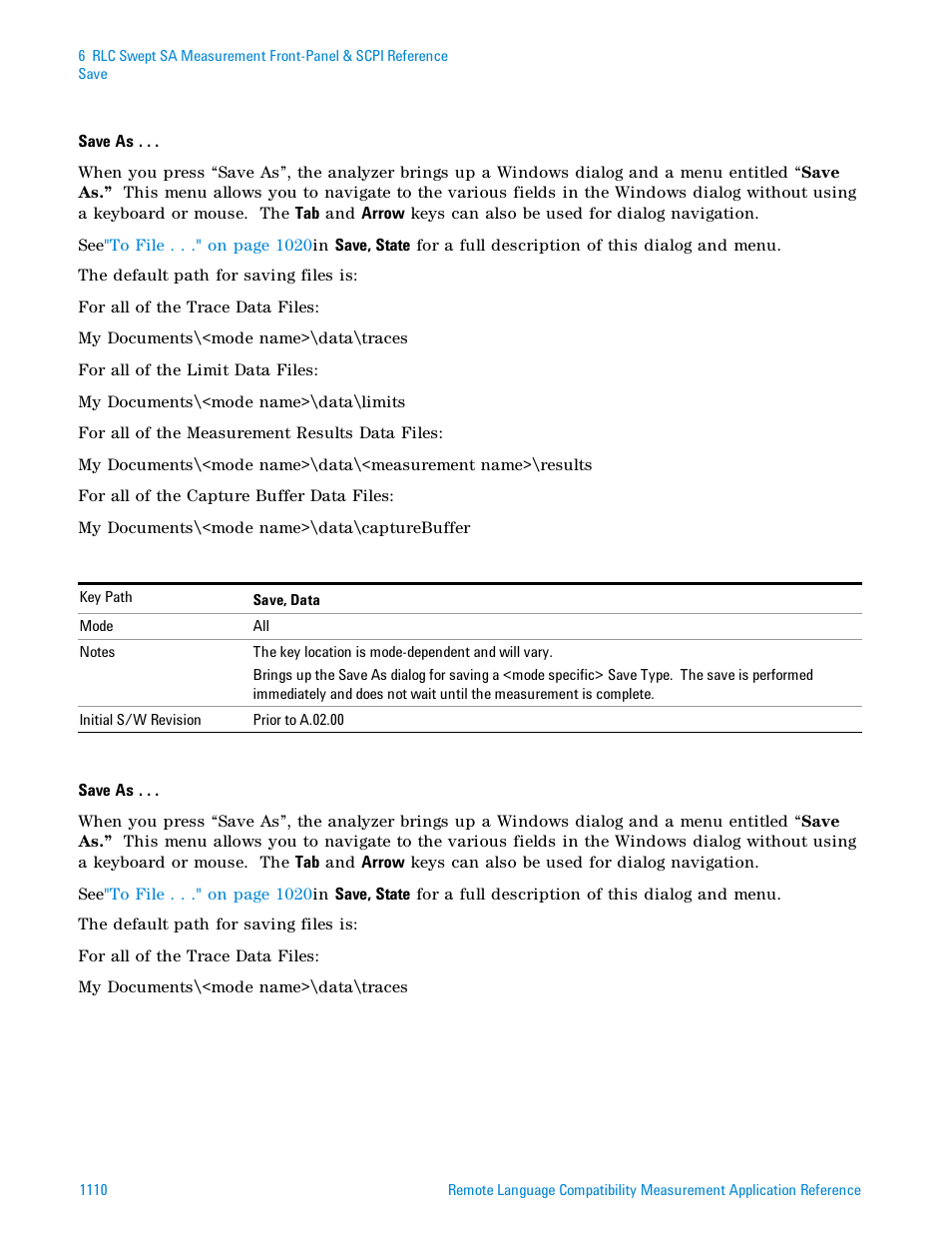 Agilent Technologies Signal Analyzer N9030a User Manual | Page 1110 / 1466