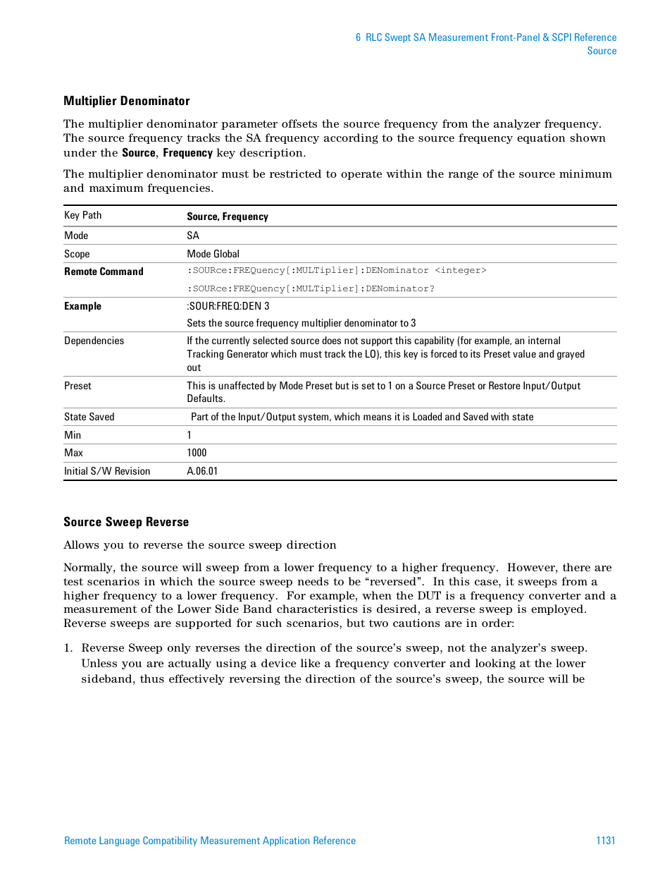 Agilent Technologies Signal Analyzer N9030a User Manual | Page 1131 / 1466