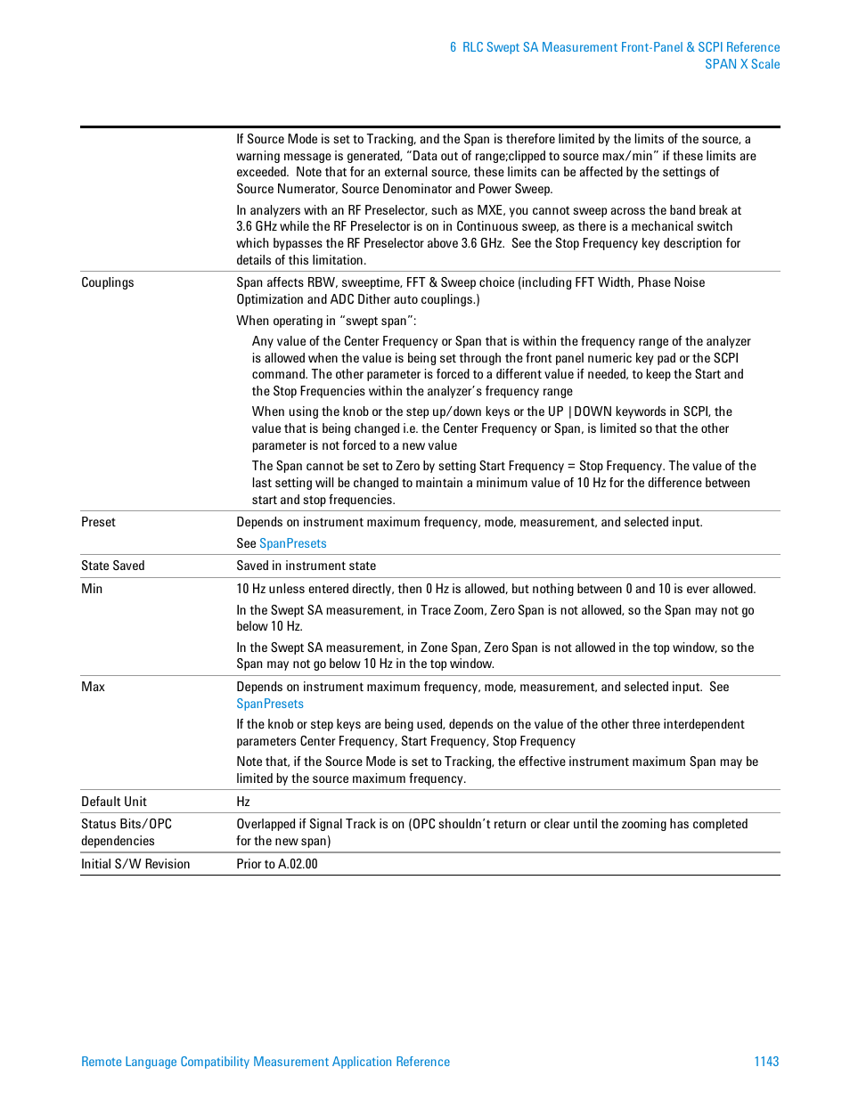 Agilent Technologies Signal Analyzer N9030a User Manual | Page 1143 / 1466