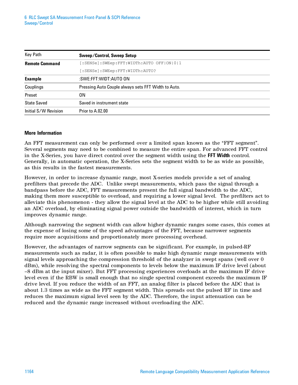 Agilent Technologies Signal Analyzer N9030a User Manual | Page 1164 / 1466