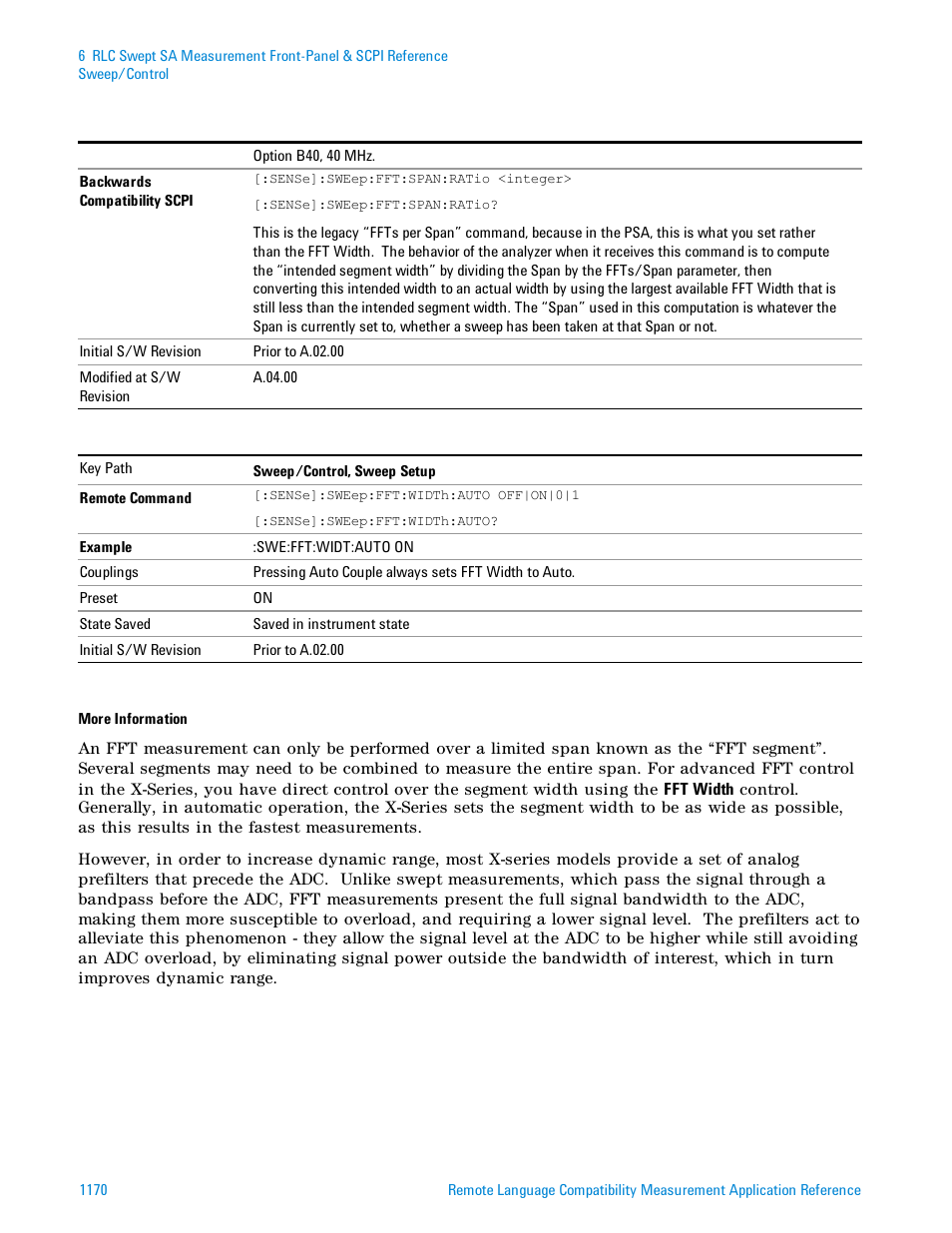 Agilent Technologies Signal Analyzer N9030a User Manual | Page 1170 / 1466