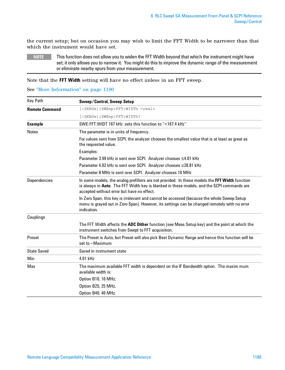 Agilent Technologies Signal Analyzer N9030a User Manual | Page 1189 / 1466