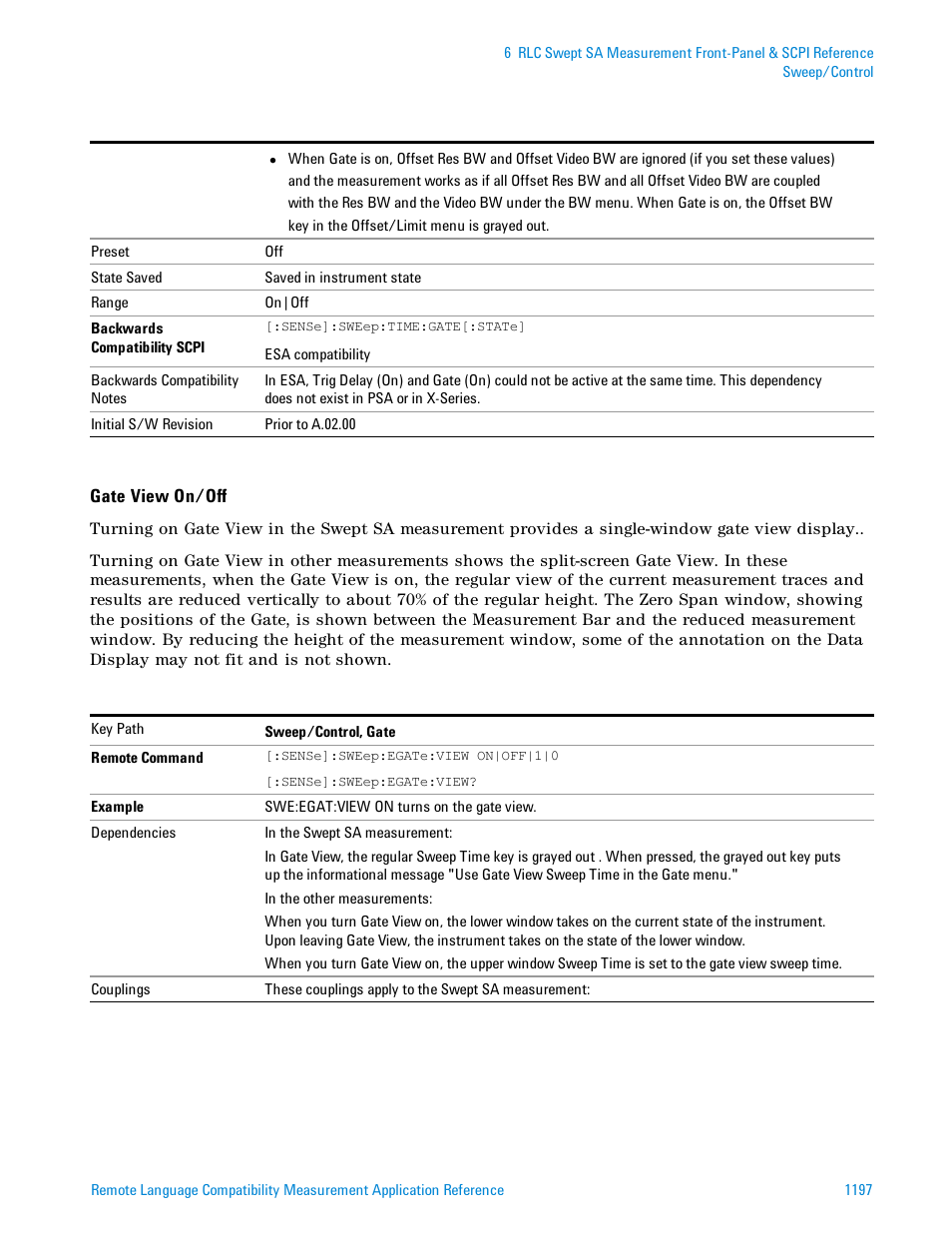 Agilent Technologies Signal Analyzer N9030a User Manual | Page 1197 / 1466