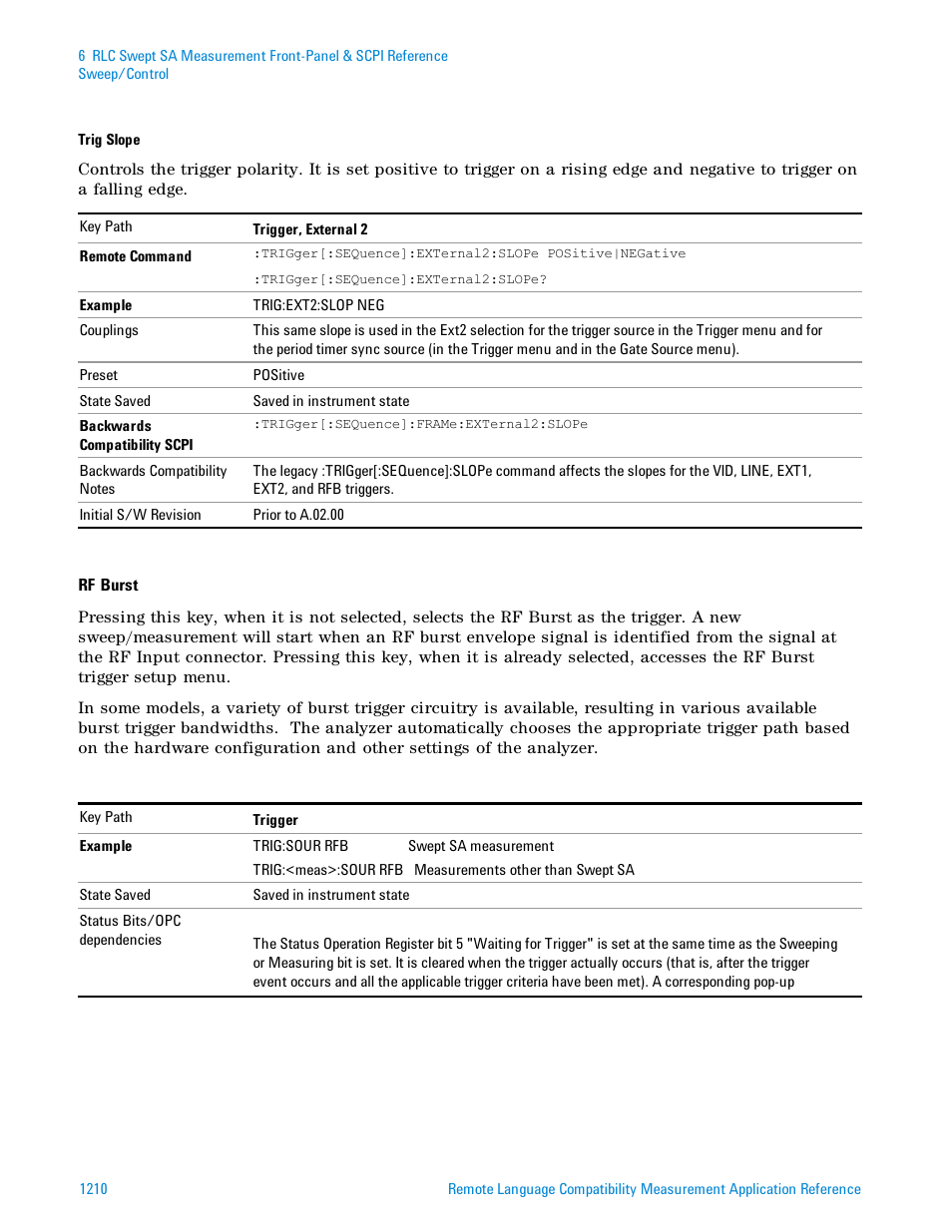 Agilent Technologies Signal Analyzer N9030a User Manual | Page 1210 / 1466