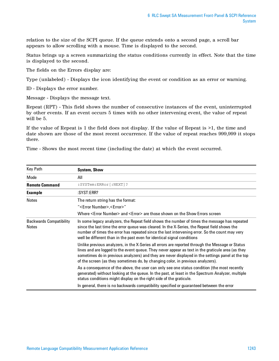 Agilent Technologies Signal Analyzer N9030a User Manual | Page 1243 / 1466