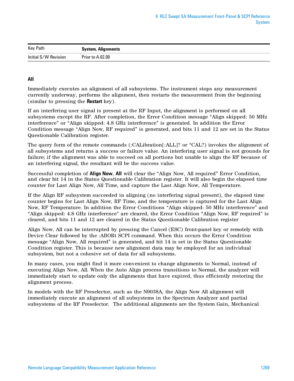 Agilent Technologies Signal Analyzer N9030a User Manual | Page 1269 / 1466