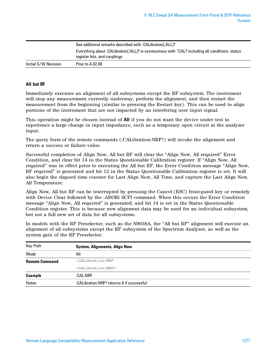 Agilent Technologies Signal Analyzer N9030a User Manual | Page 1271 / 1466