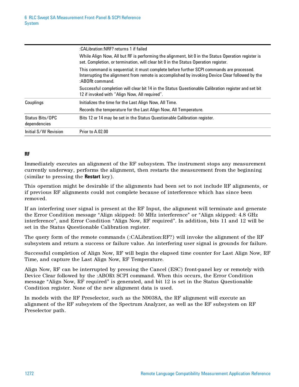 Agilent Technologies Signal Analyzer N9030a User Manual | Page 1272 / 1466