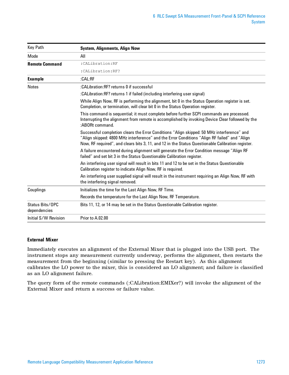 Agilent Technologies Signal Analyzer N9030a User Manual | Page 1273 / 1466