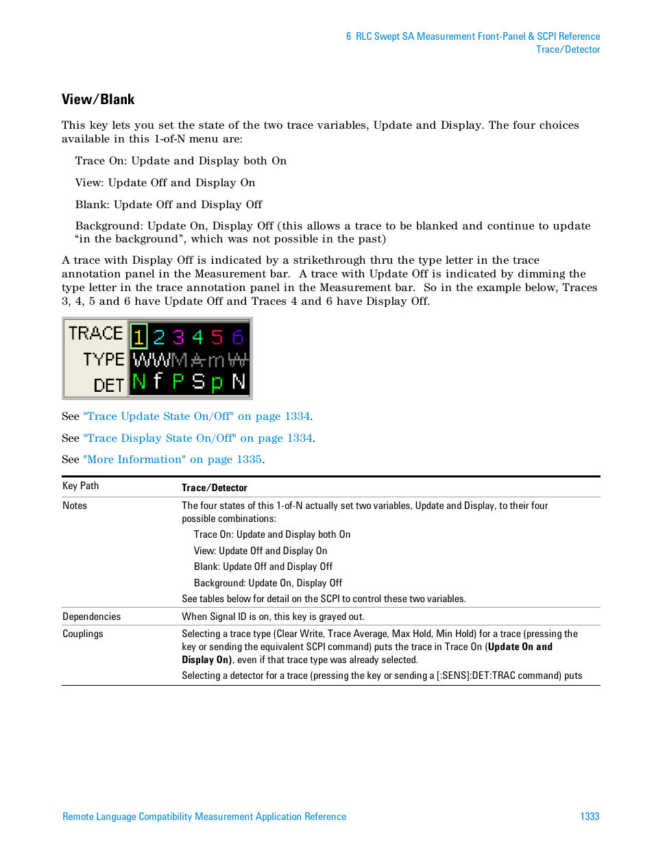 View/blank | Agilent Technologies Signal Analyzer N9030a User Manual | Page 1333 / 1466