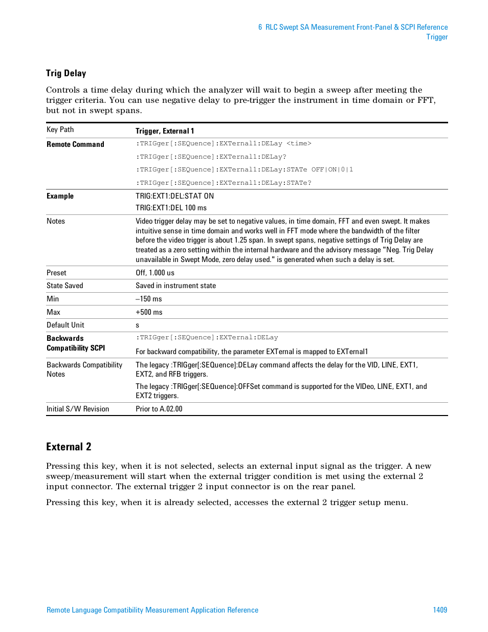External 2 | Agilent Technologies Signal Analyzer N9030a User Manual | Page 1409 / 1466