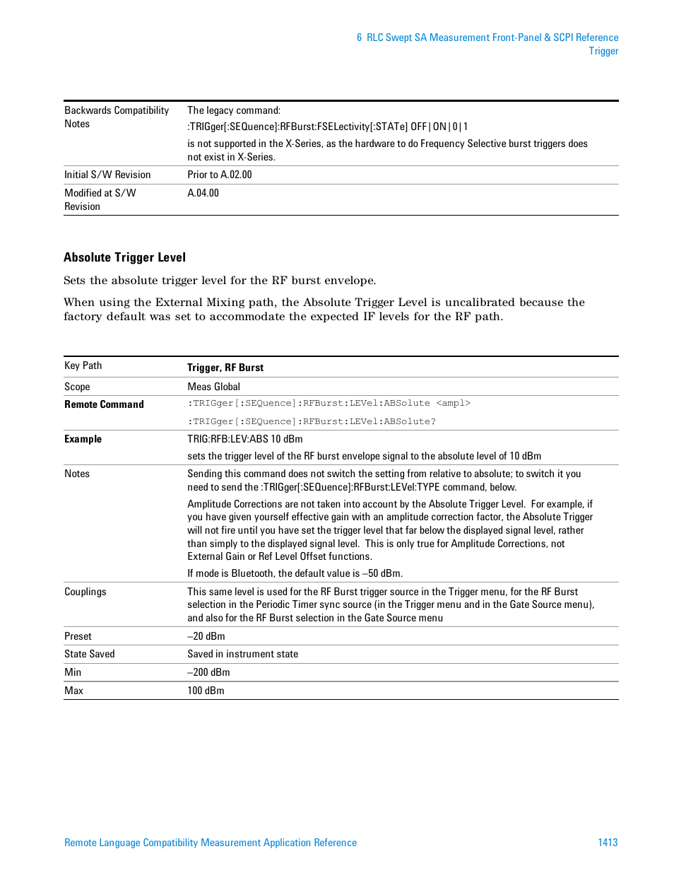 Agilent Technologies Signal Analyzer N9030a User Manual | Page 1413 / 1466