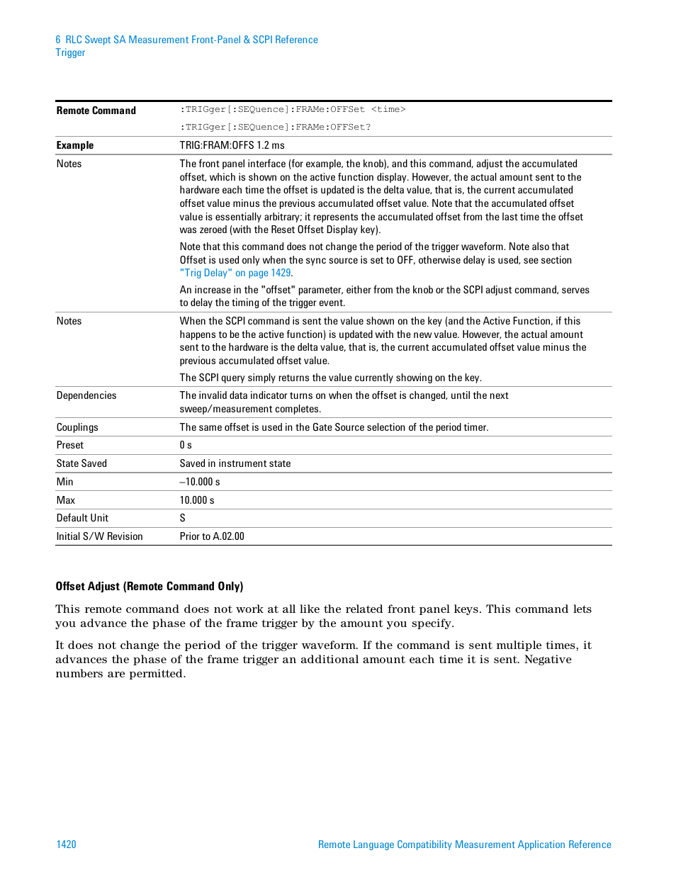 Agilent Technologies Signal Analyzer N9030a User Manual | Page 1420 / 1466