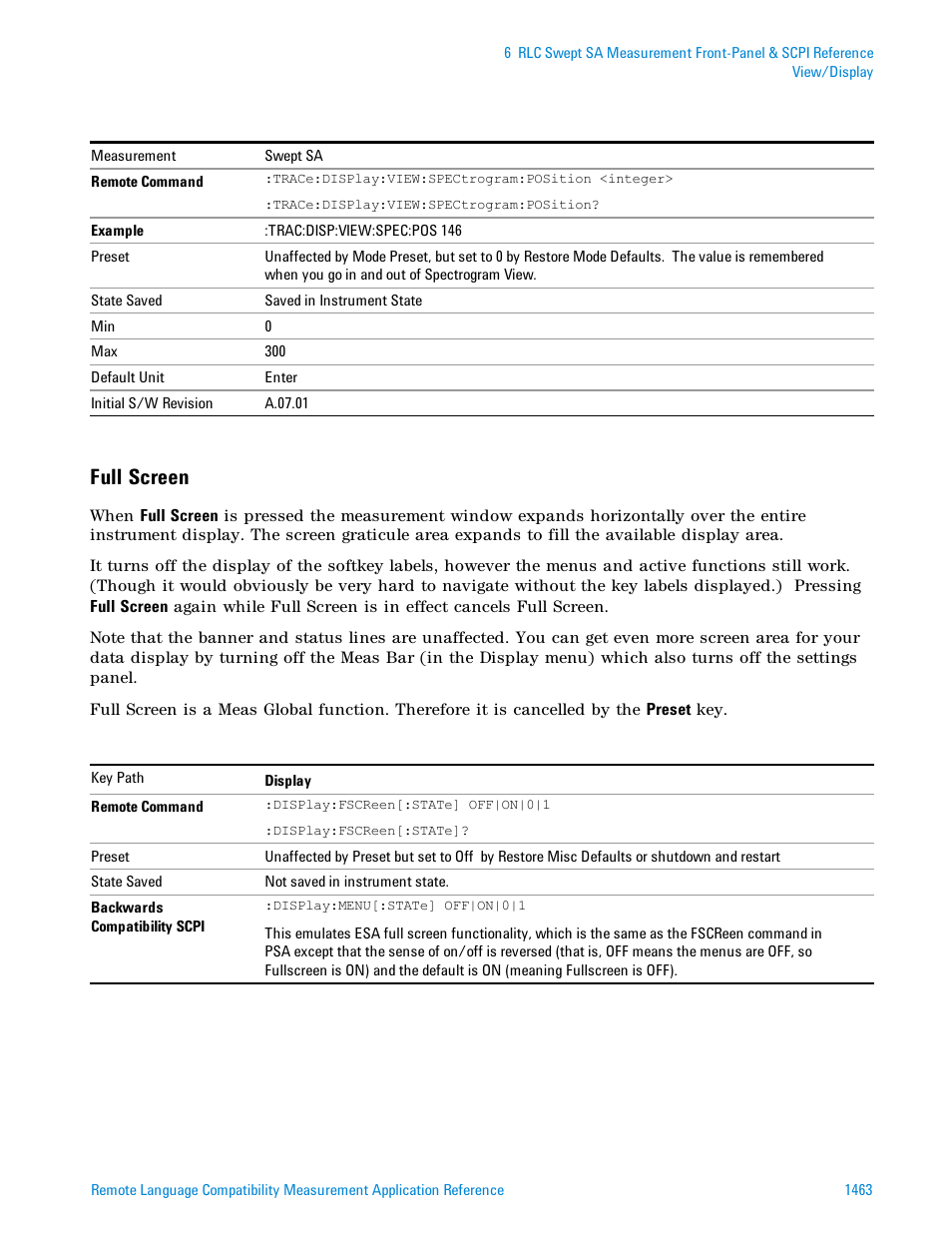 Full screen | Agilent Technologies Signal Analyzer N9030a User Manual | Page 1463 / 1466