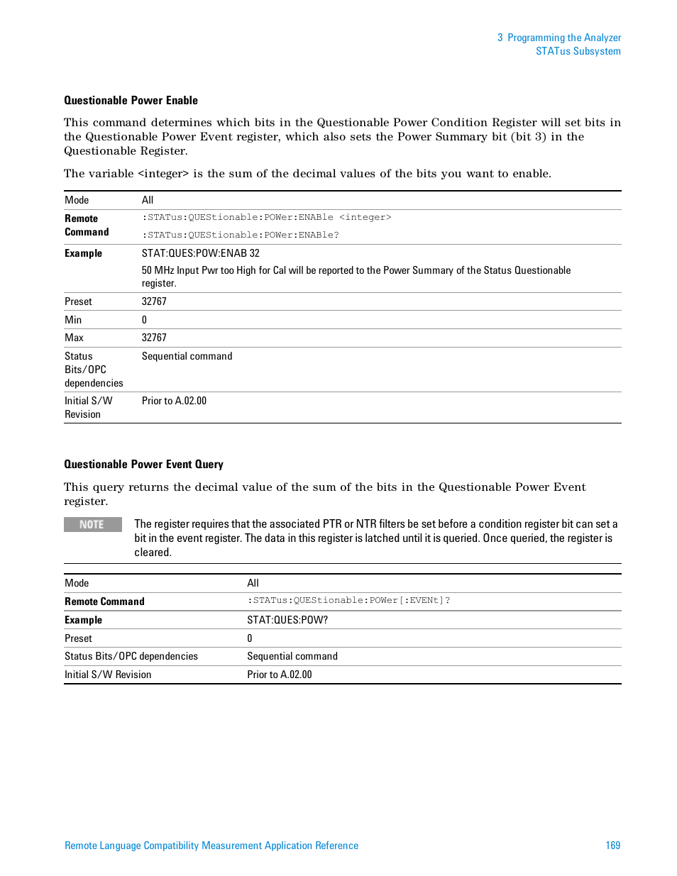 Agilent Technologies Signal Analyzer N9030a User Manual | Page 169 / 1466