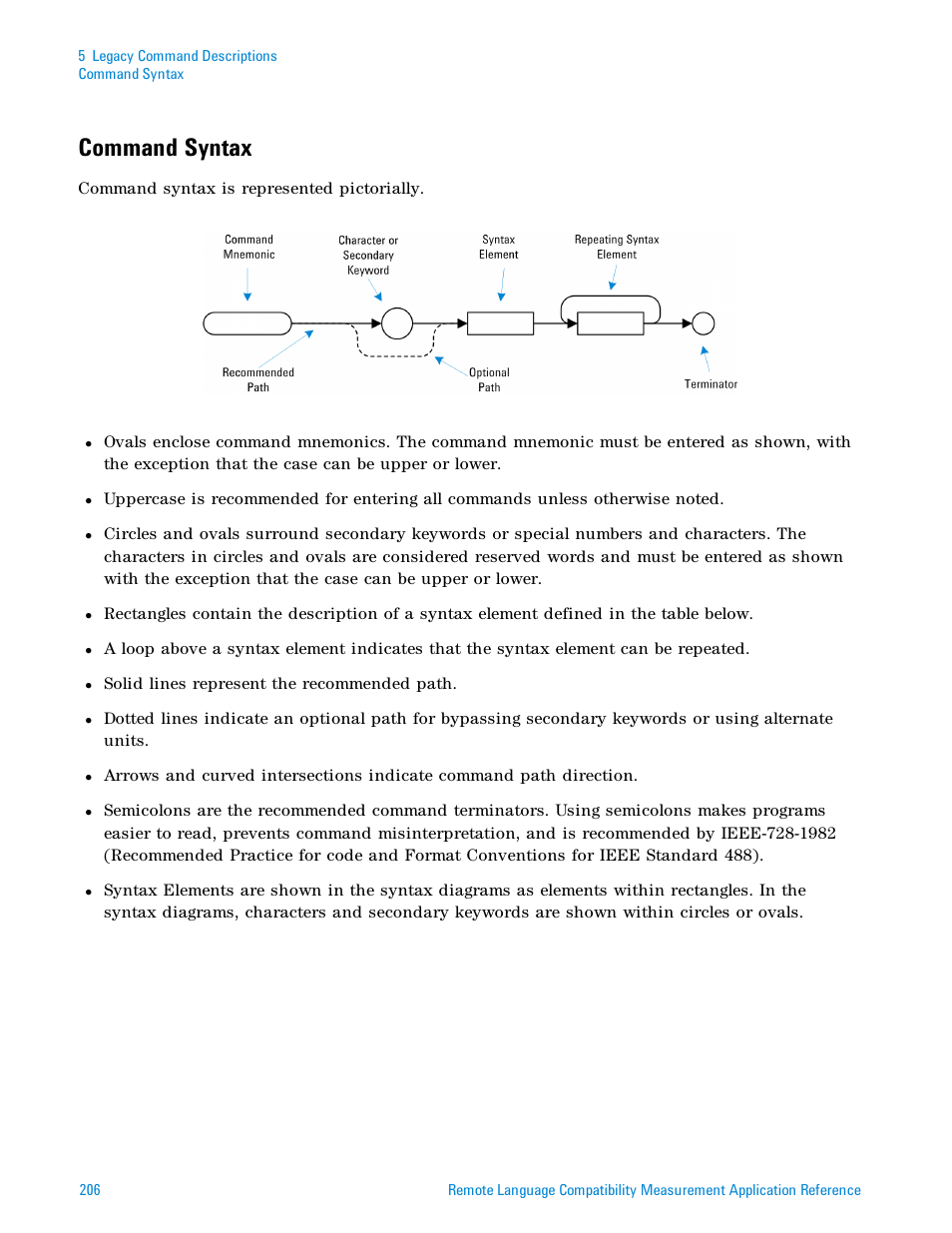 Command syntax | Agilent Technologies Signal Analyzer N9030a User Manual | Page 206 / 1466