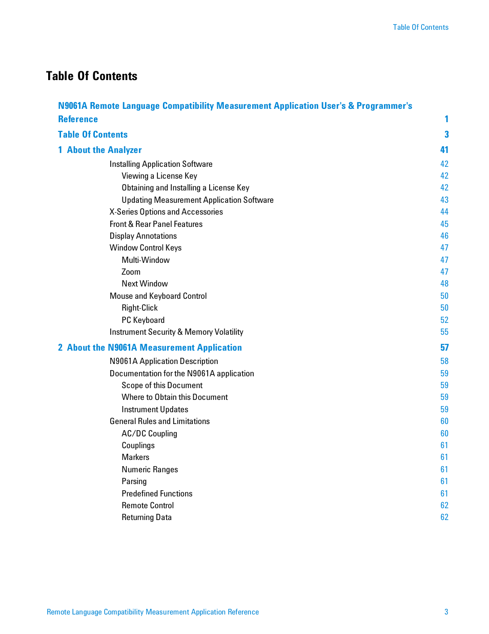 Agilent Technologies Signal Analyzer N9030a User Manual | Page 3 / 1466