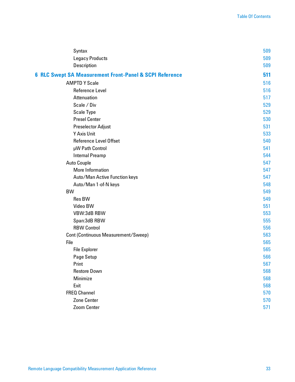 Agilent Technologies Signal Analyzer N9030a User Manual | Page 33 / 1466