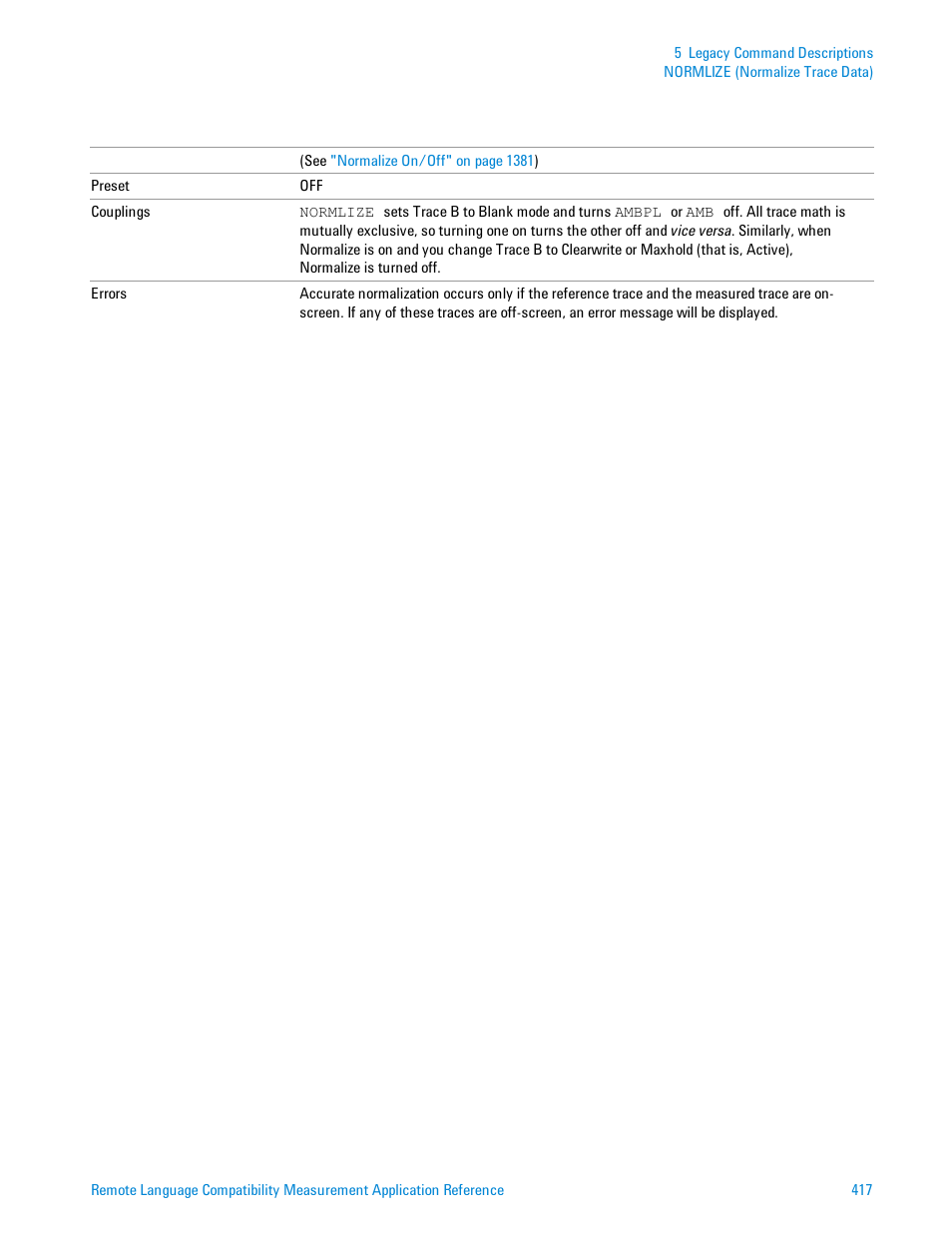 Agilent Technologies Signal Analyzer N9030a User Manual | Page 417 / 1466