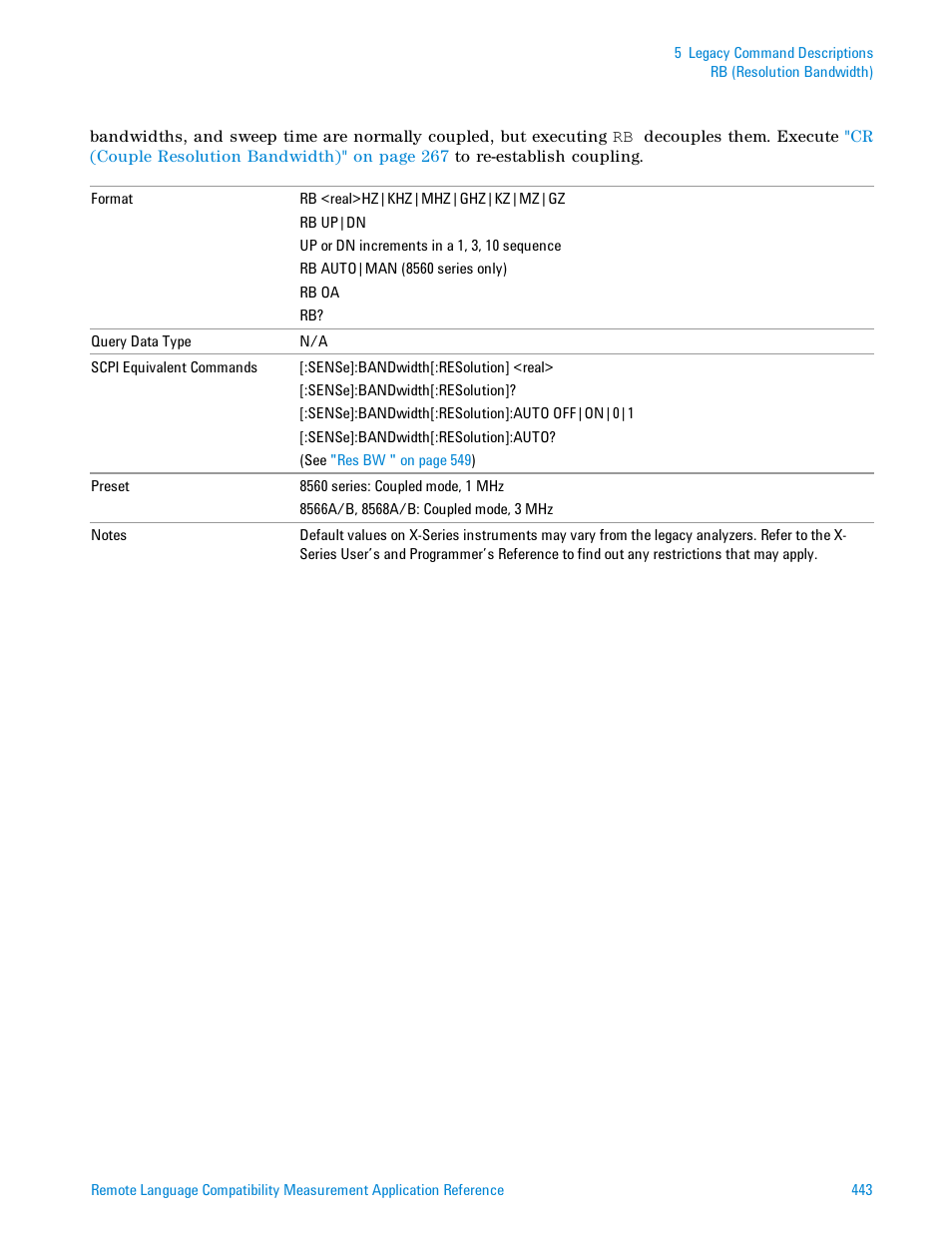 Agilent Technologies Signal Analyzer N9030a User Manual | Page 443 / 1466