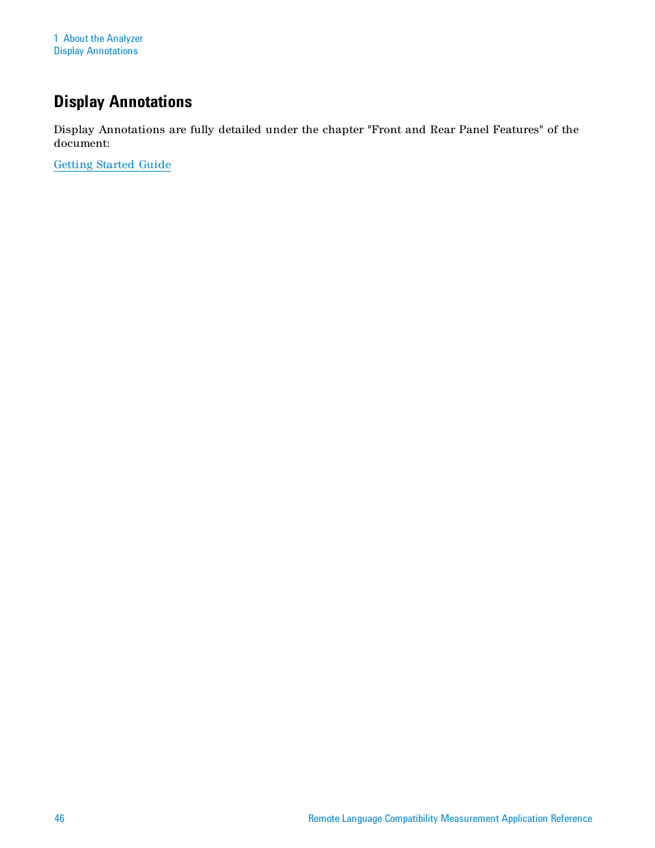 Display annotations | Agilent Technologies Signal Analyzer N9030a User Manual | Page 46 / 1466