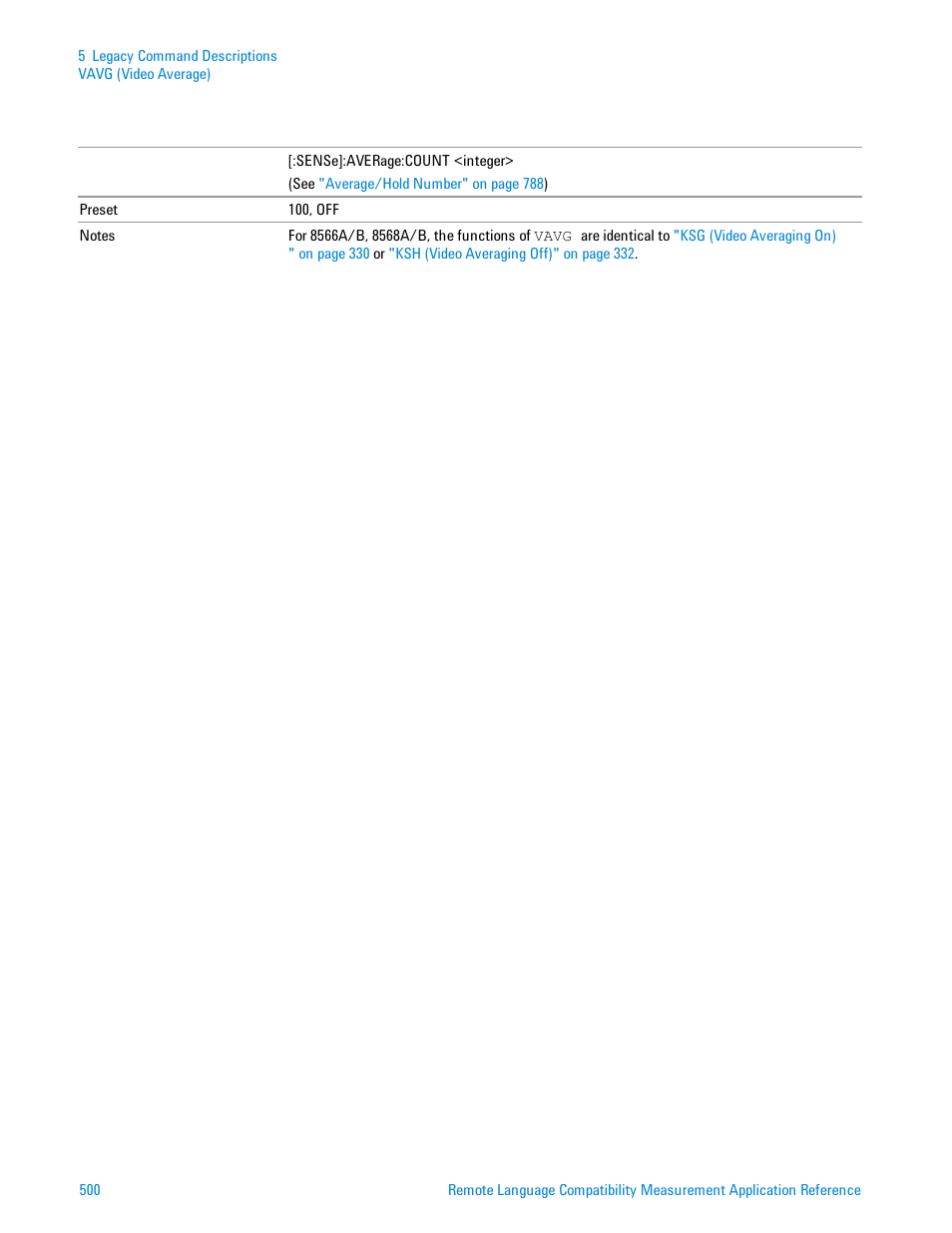 Agilent Technologies Signal Analyzer N9030a User Manual | Page 500 / 1466