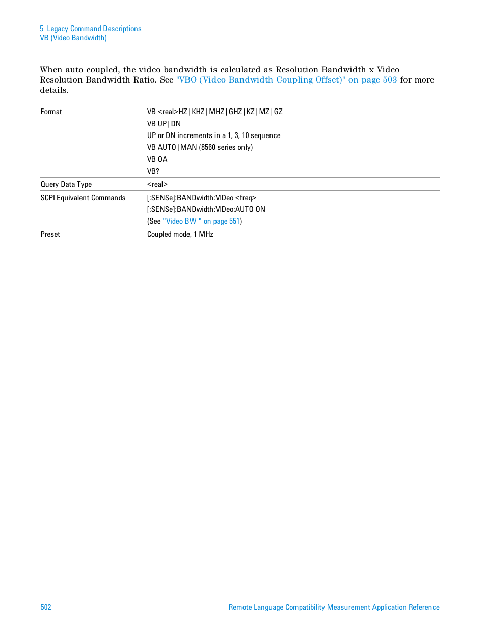 Agilent Technologies Signal Analyzer N9030a User Manual | Page 502 / 1466