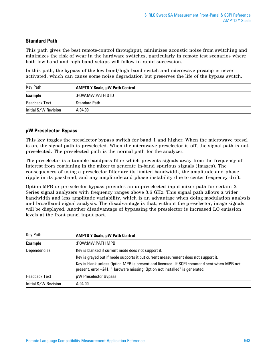 Agilent Technologies Signal Analyzer N9030a User Manual | Page 543 / 1466