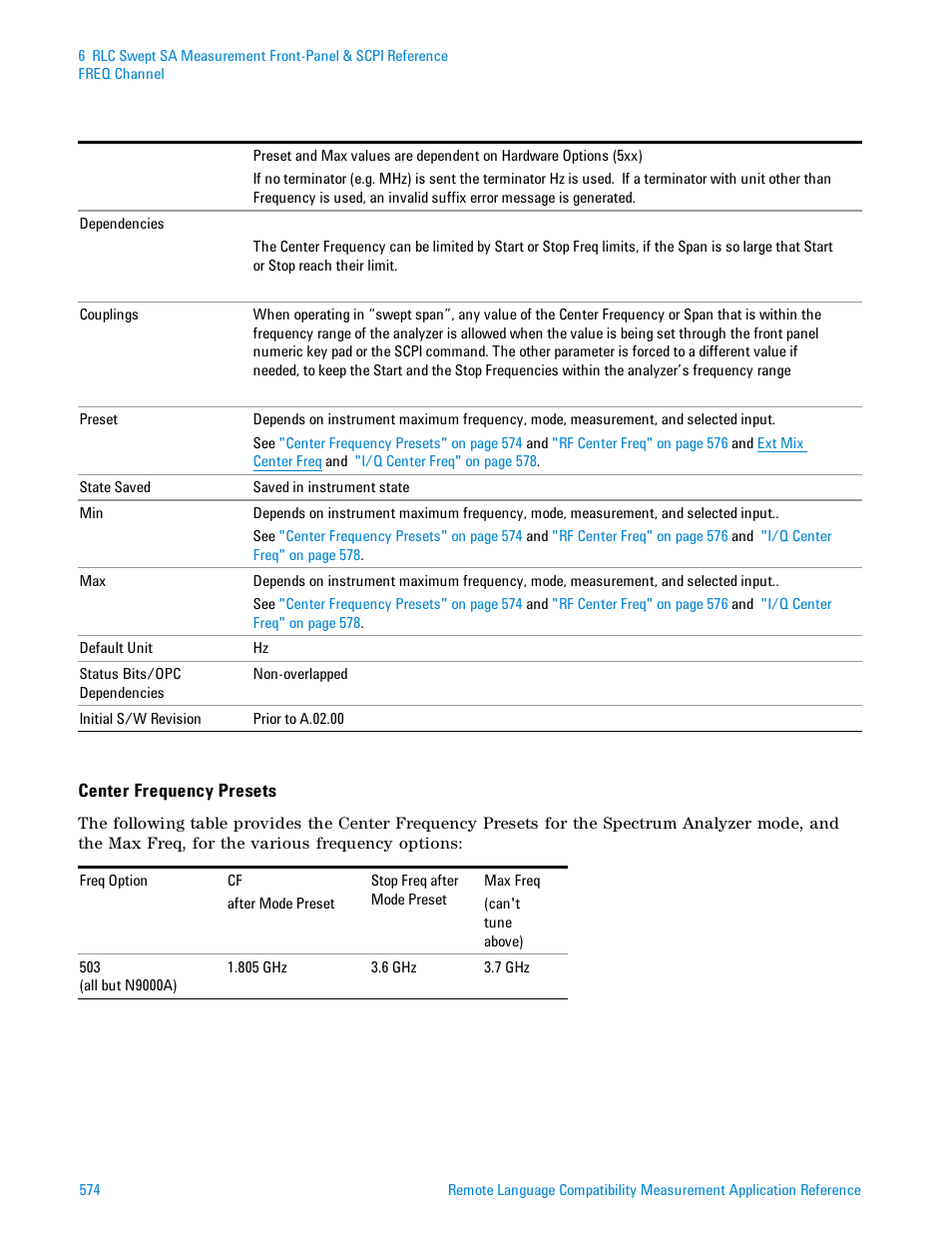 Agilent Technologies Signal Analyzer N9030a User Manual | Page 574 / 1466