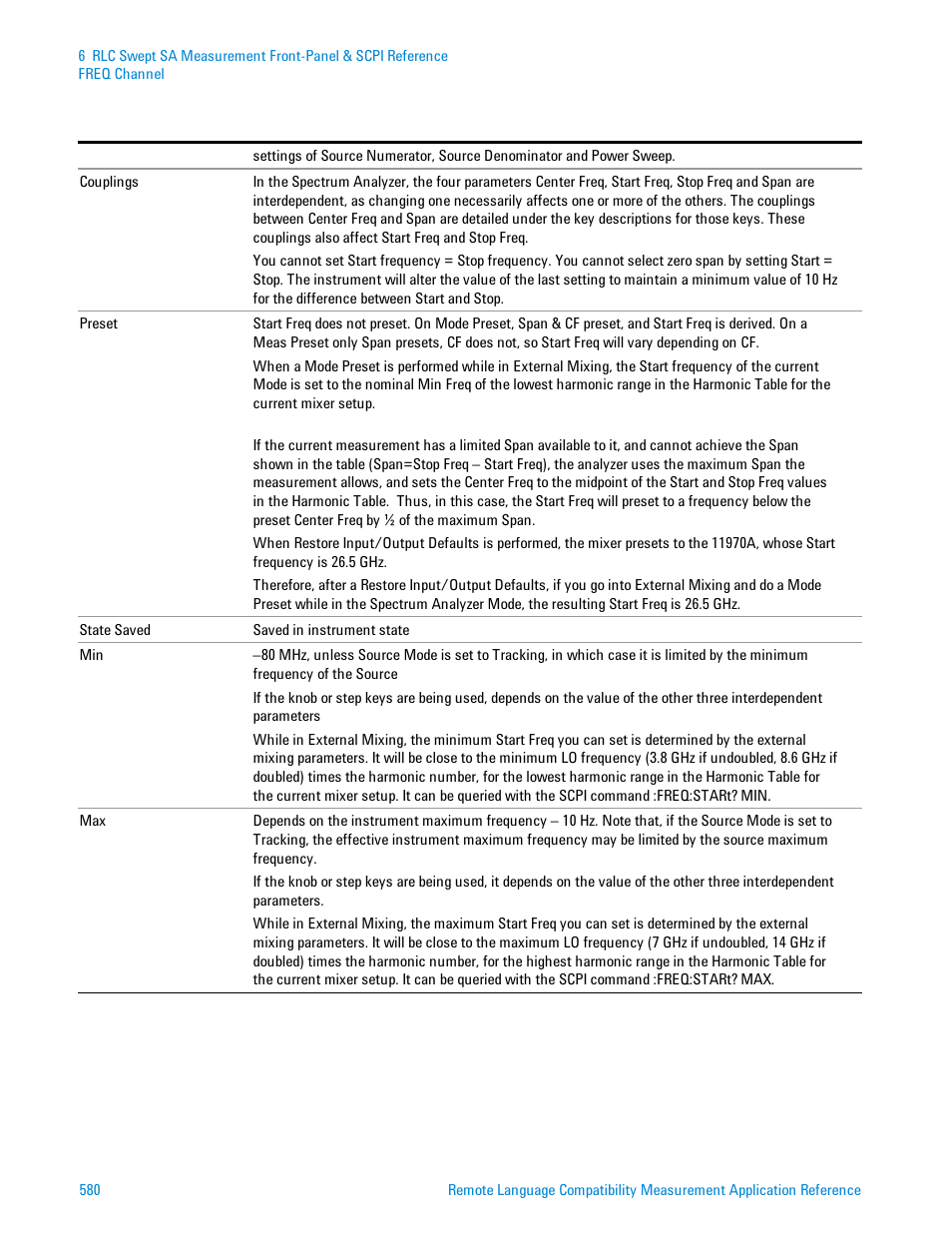 Agilent Technologies Signal Analyzer N9030a User Manual | Page 580 / 1466